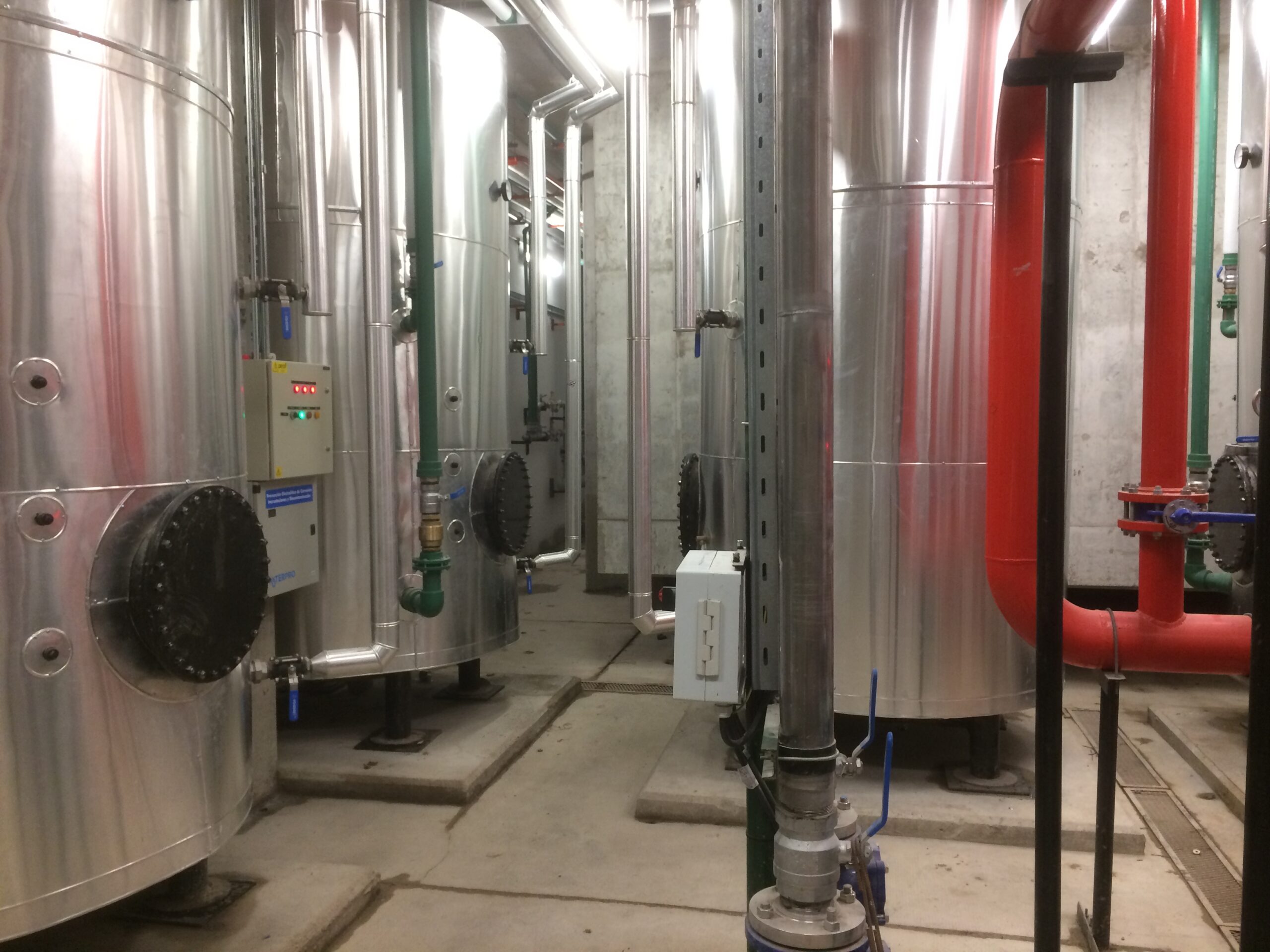 Equipo de tratamiento electrolítico WaterPro en planta